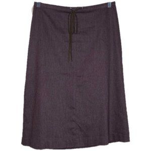 Banana Republic A-line Microfiber Brown Skirt 6